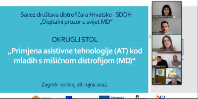 Primjena asistivne tehnologije (AT) kod mladih s mišićnom distrofijom (MD)